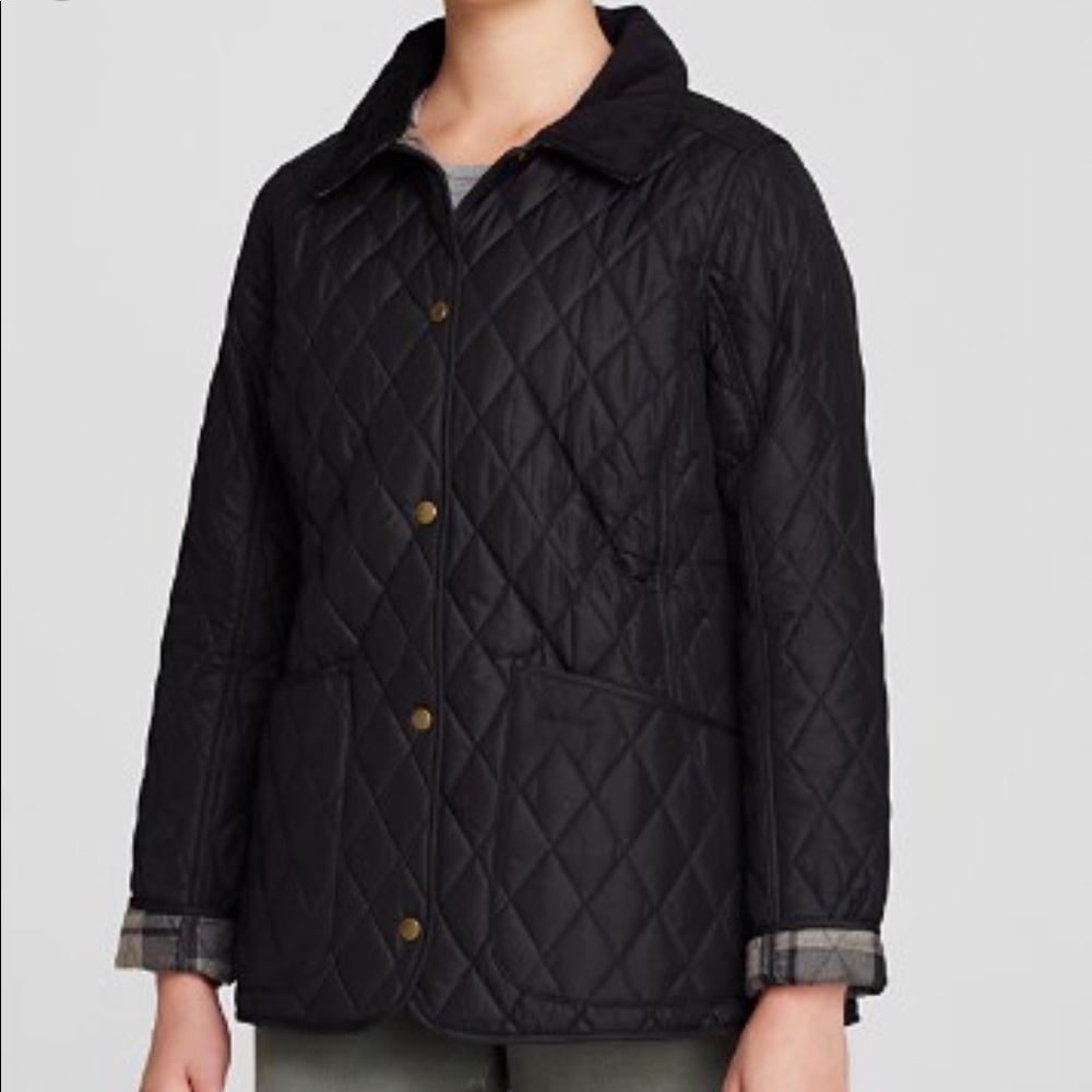 Barbour Black Tufted Jacket
